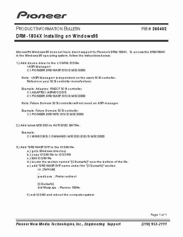 Pioneer Computer Accessories DRM-1804X-page_pdf